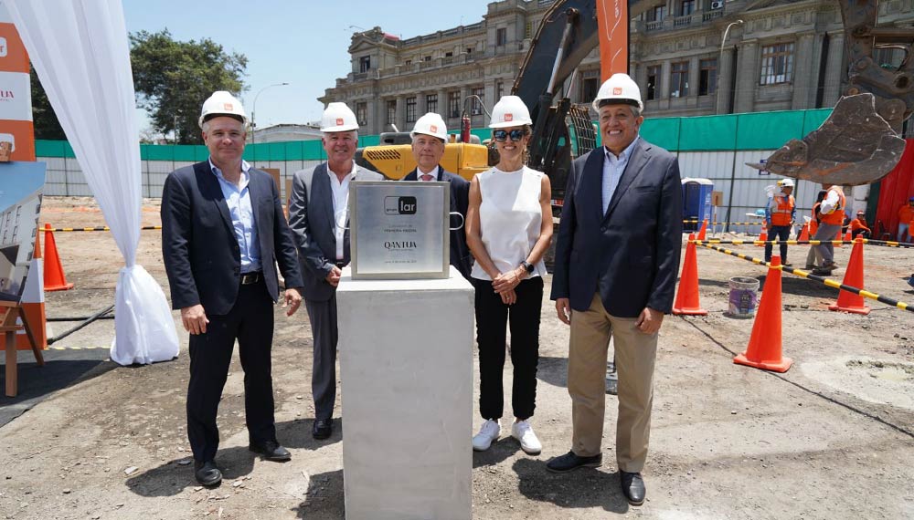 Grupo Lar coloca la primera piedra de QANTUA, proyecto inmobiliario orientado a recuperar el Centro Histórico de Lima